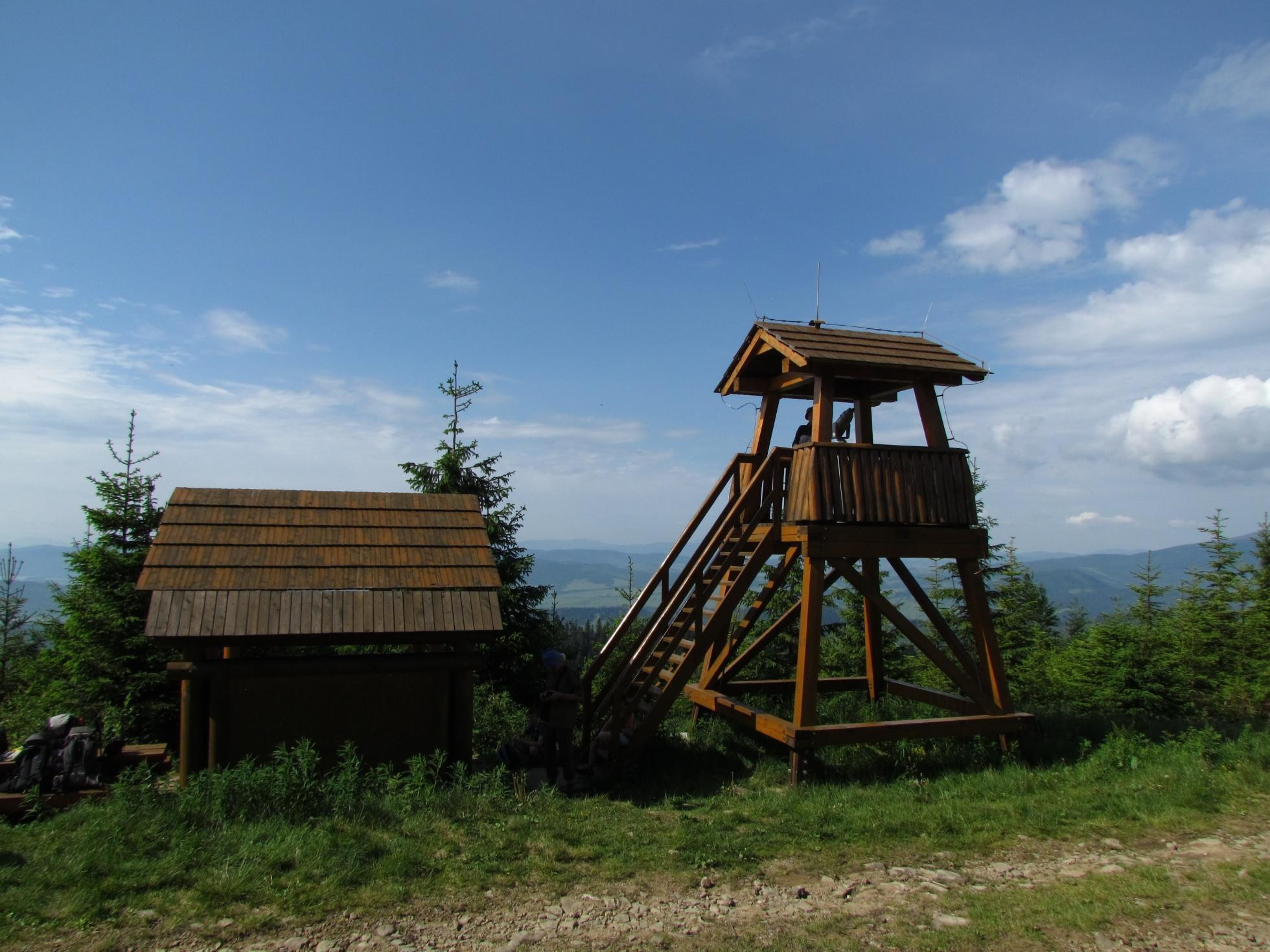 Rozhľadne na náučnom chodníku Slaná voda – Babia hora
