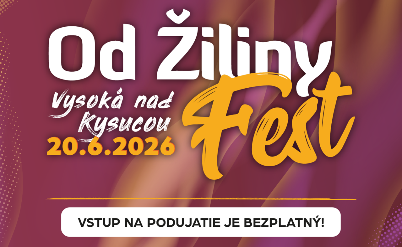 Plagát festivalu Od Žiliny Fest 2026