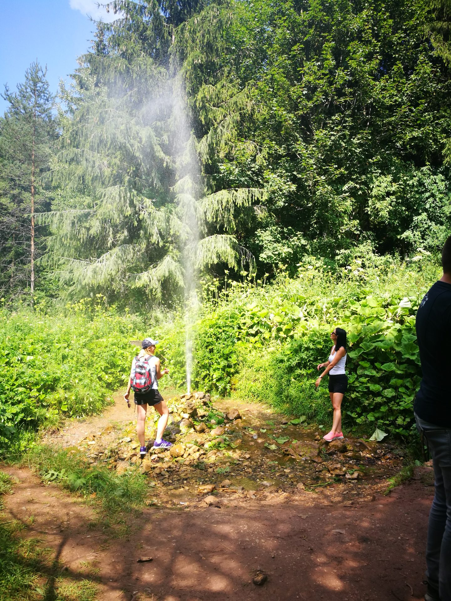 Gejzír v Rajeckej Lesnej