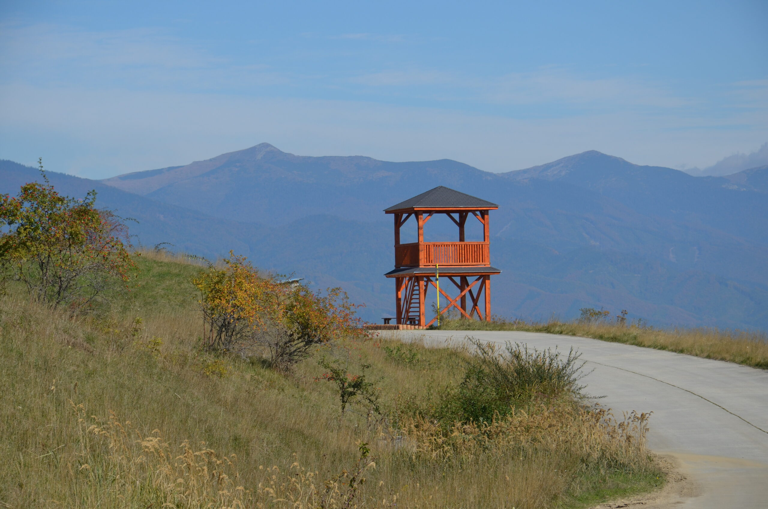 Rozhľadne na cyklotrase Tanková cesta